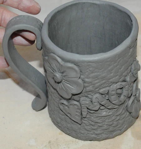 pottery mug handle how to